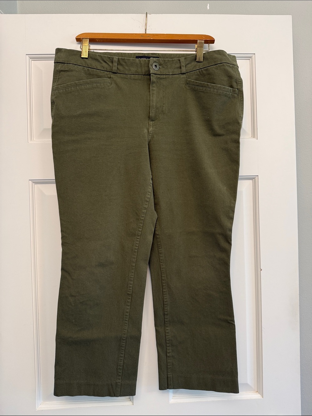 Banana Republic Olive Chino Trousers